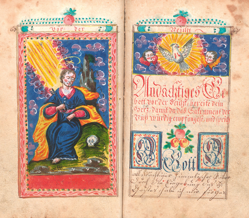 Lot 1049, Auction 127, Gebett Büchlein, aus Lindenhau im Egerland. Deutsche Handschrift auf Papier.