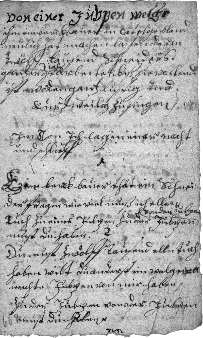 Lot 1054, Auction 127, Spottlied von der Joppe, Von einer Jubpen. Deutsche Handschrift auf Papier. Süddeutschland zweite Hälfte des 18. Jahrhunderts. Vollständiges Vexierlied