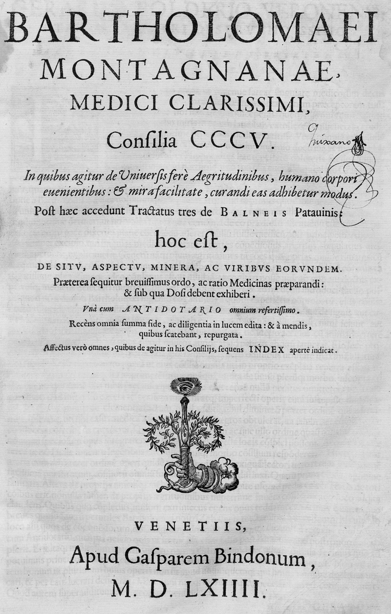 Lot 1082, Auction 127, Bartholomaeus de Montagnana, Consilia CCCV