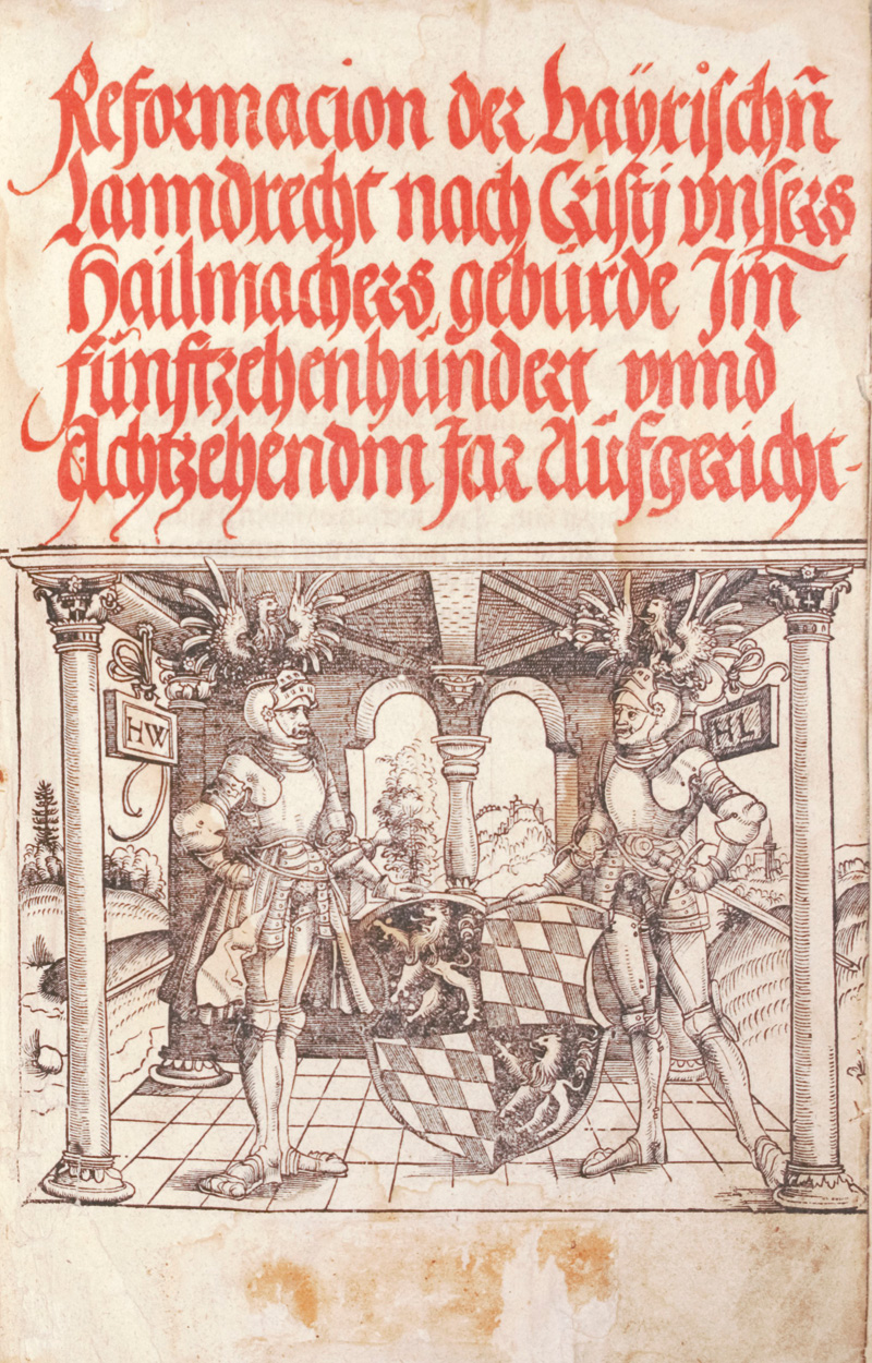 Lot 1084, Auction 127, Bayern, Sammelband zum Bayrischen Landrecht