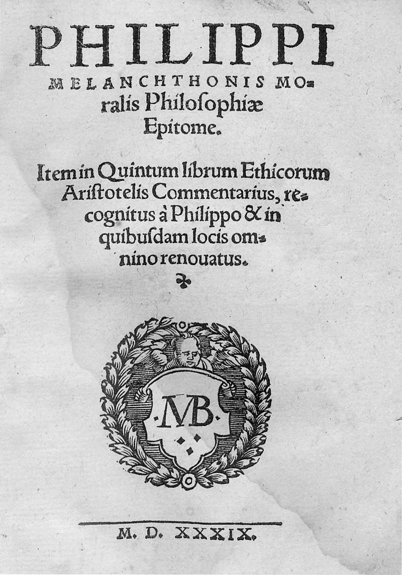 Lot 1164, Auction 127, Melanchthon, Philipp, Moralis philosophiae epitome