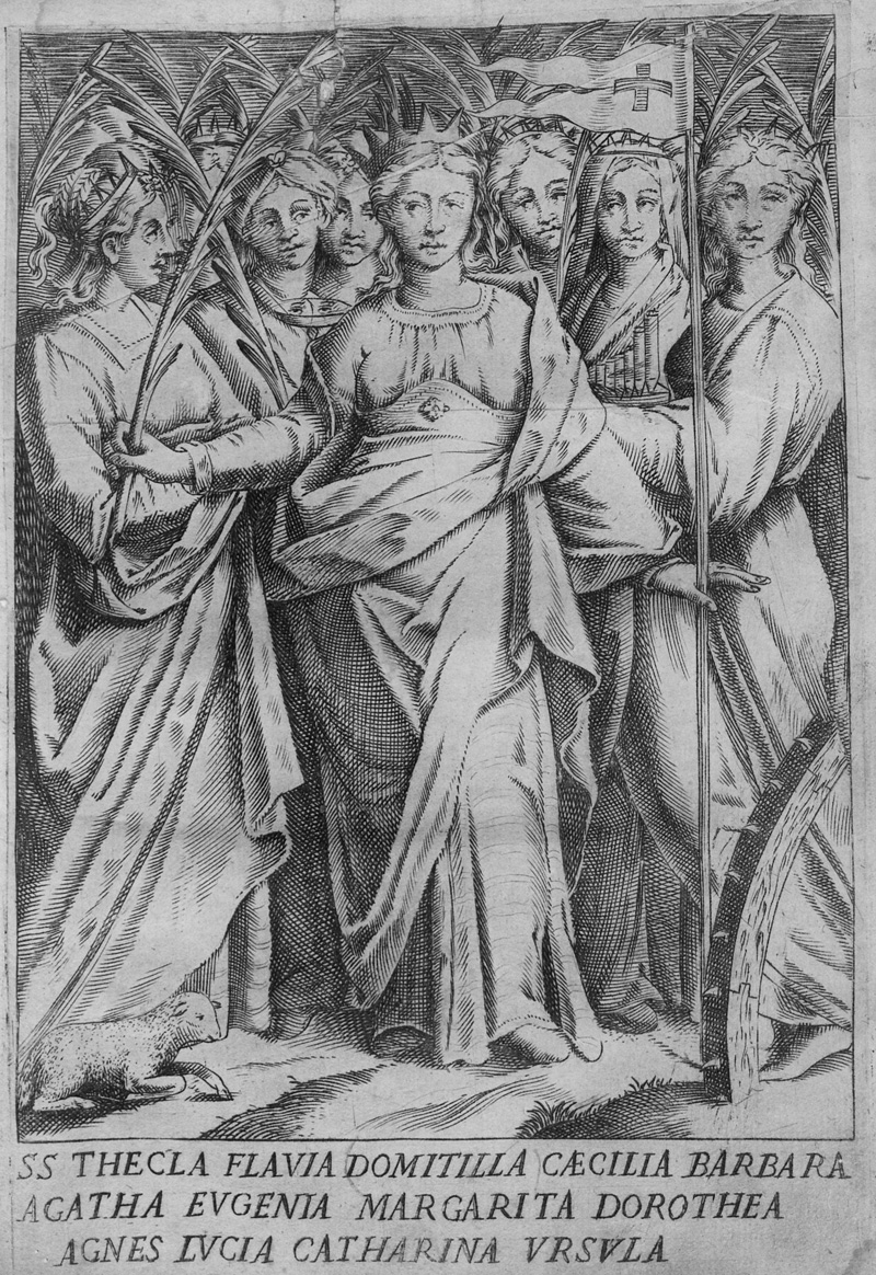 Lot 1195, Auction  127, Santorio, Paolo Emilio, Virgines et martyres