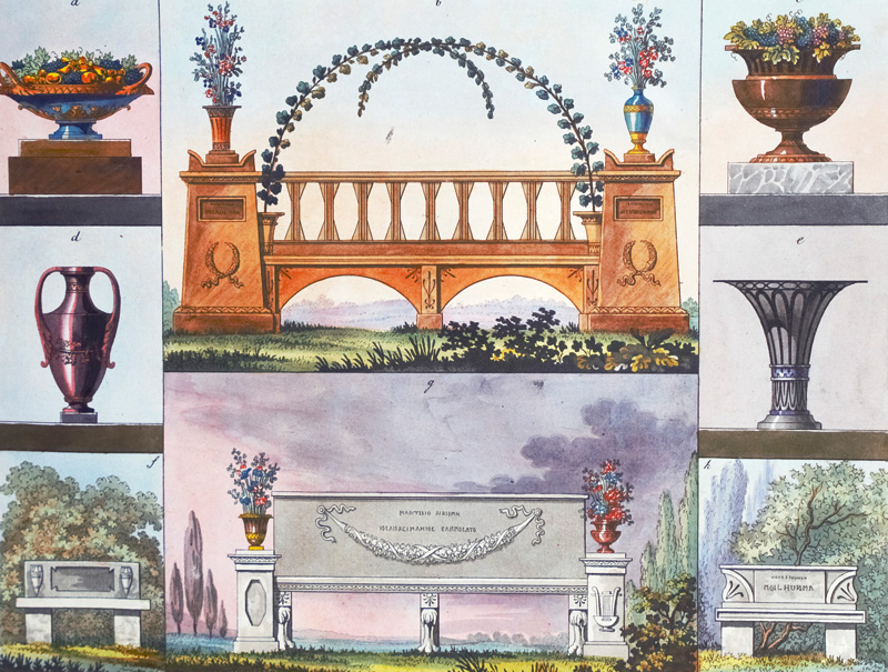 Lot 1293, Auction  127, Riedel, Heinrich Karl, Sammlung architectonischer äusserer und innerer Verzierungen für angehende Baumeister