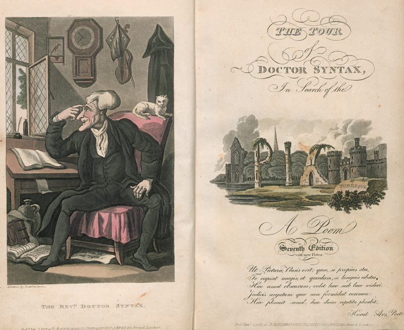 Lot 2020, Auction 127, Combe, William, The tour of doctor syntax, In search of the picturesque. A poem