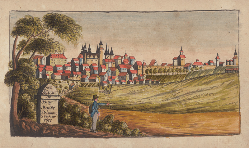 Lot 2536, Auction 127, Stammbuch, einer jungen Dame in Merseburg. 1811-1820