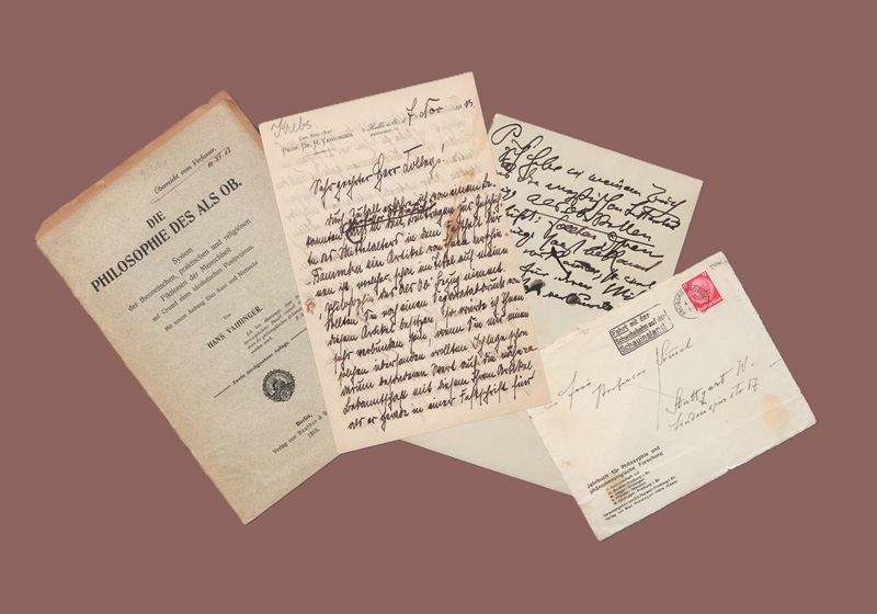 Lot 2576, Auction 127, Vaihinger, Hans, Brief über seine "Philosophie als Ob". 1913