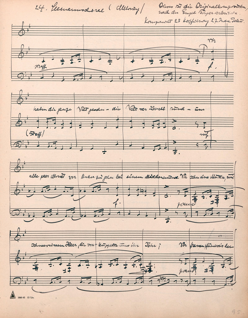 Lot 2624, Auction  127, Clauberg, Claus, Sammlung von Musikmanuskripten + Beilagen. 1955-1984