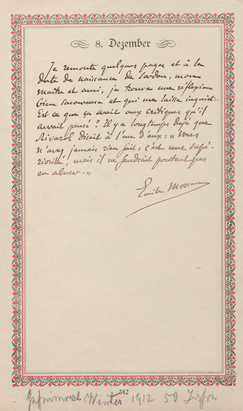 Lot 2639, Auction 127, Mascagni, Pietro, Albumblatt. 1893