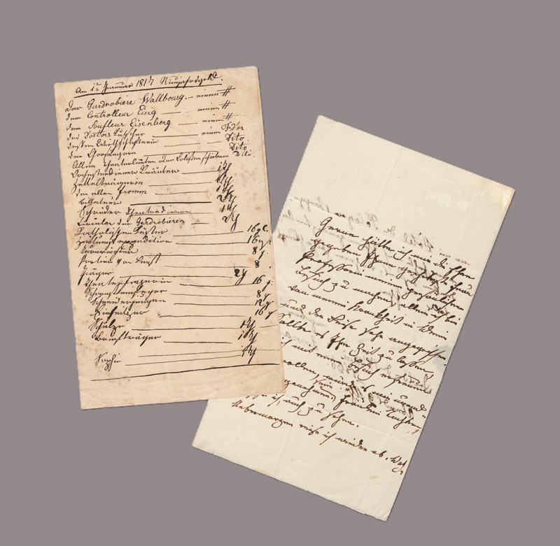 Lot 2641, Auction 127, Milder-Hauptmann, Anna, Brief an Henriette Solger in Dresden. 1836