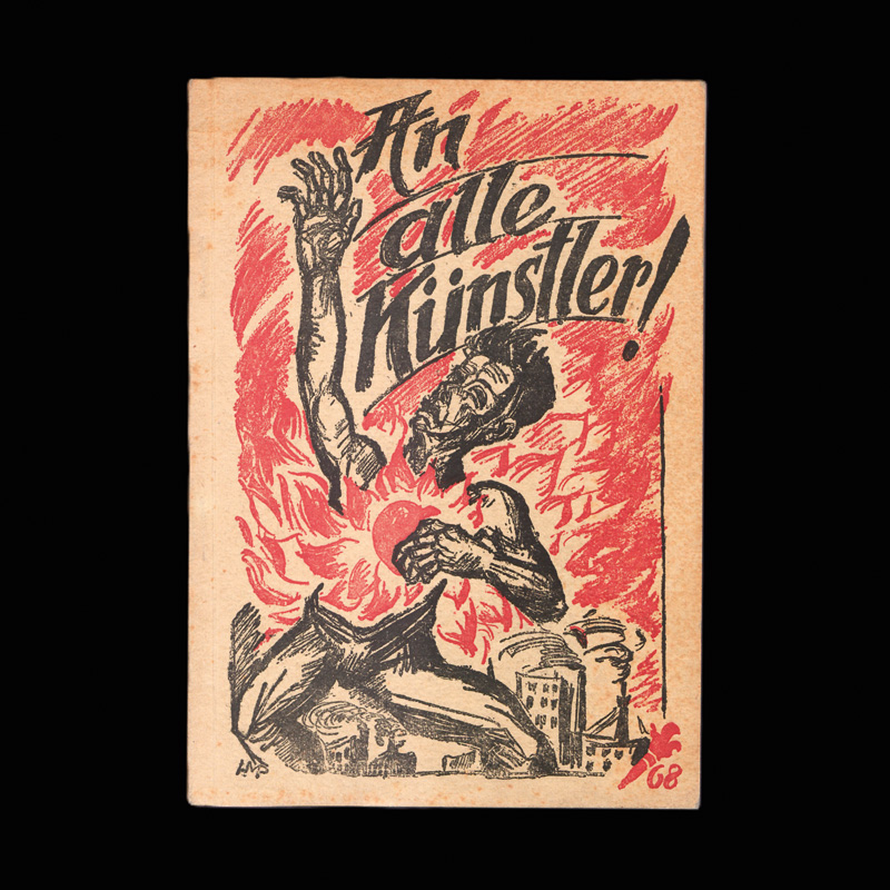 Lot 3006, Auction 127, An alle Künstler! und Pechstein, Max, Mit 5 ganzseitigen Illustrationen