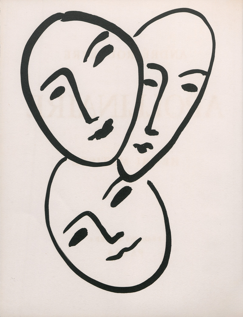 Lot 3296, Auction 127, Rouveyre, André, Apollinaire. Paris, Raisons d'être, 1952. Eines von 30 arabisch nummerierten Exemplaren (Gesamtauflage: 350) auf "...grand velin d'arches" und mit signiertem Druckvermerk vom Autor und vom Künstler